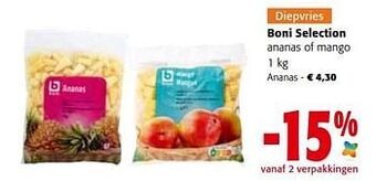 Colruyt Boni selection ananas aanbieding