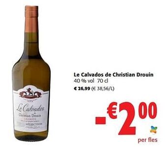 Colruyt Le calvados de christian drouin aanbieding