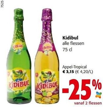 Colruyt Kidibul appel-tropical aanbieding