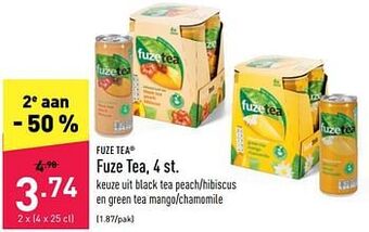 ALDI Fuze tea aanbieding