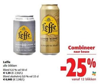 Colruyt Leffe alle blikken aanbieding