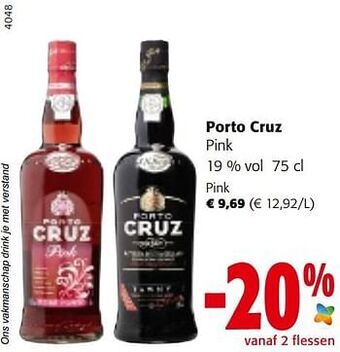 Colruyt Porto cruz pink aanbieding