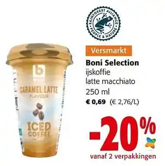 Colruyt Boni selection ijskoffie latte macchiato aanbieding