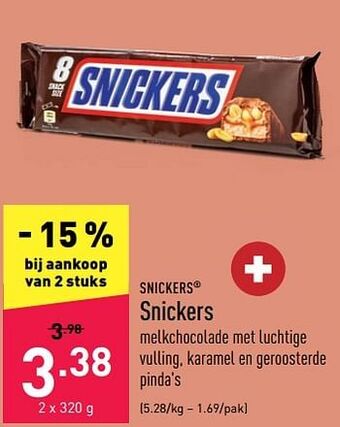 ALDI Snickers aanbieding