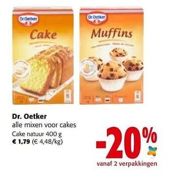 Colruyt Dr. oetker cake natuur aanbieding