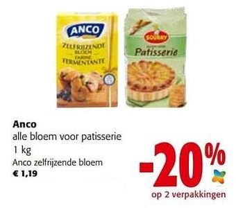 Colruyt Anco zelfrijzende bloem aanbieding