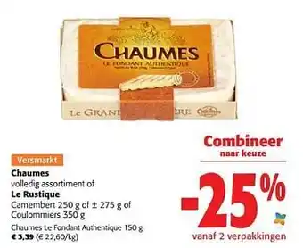 Colruyt Chaumes le fondant authentique aanbieding