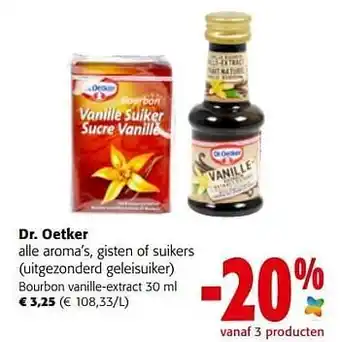 Colruyt Dr. oetker bourbon vanille-extract aanbieding