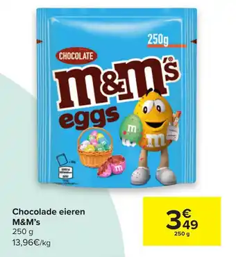 Chocolade eieren M&M's