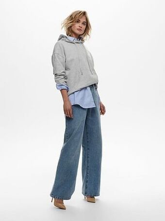 Berca Shoes Only Sweater Sweat Kap - Grijs aanbieding