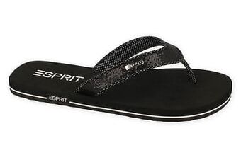 Berca Shoes Esprit Badslipper Dames Trend Glitter - Zwart aanbieding
