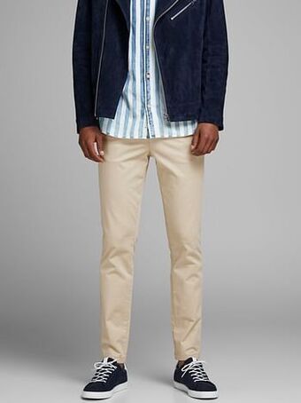 Berca Shoes Jack & Jones Broek Marco Jj Bowie White Pepper Noos Broek Lengte 32 - Beige aanbieding