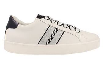 Berca Shoes Marco Tozzi Veterschoen Dames Extra Veter - Wit aanbieding