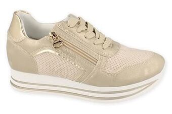 Berca Shoes Mode-Mania Sneaker Laag Dames - Goud aanbieding