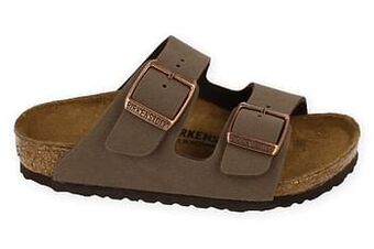 Berca Shoes Birkenstock Pantoffel Jongens Arizona Kids Mocha Maat 26/34 Narrow Fit - Bruin aanbieding