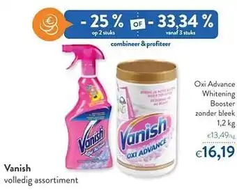 OKay Vanish oxi advance whitening booster zonder bleek aanbieding