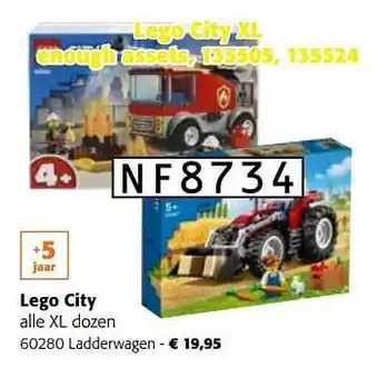 Colruyt Lego city 60280 ladderwagen aanbieding