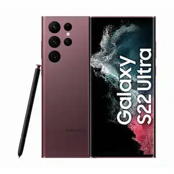 AUVA Samsung Galaxy S22 Ultra 5G 512GB - Burgundy aanbieding