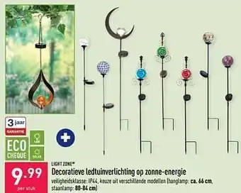 Decoratieve ledtuinverlichting op zonne-energie