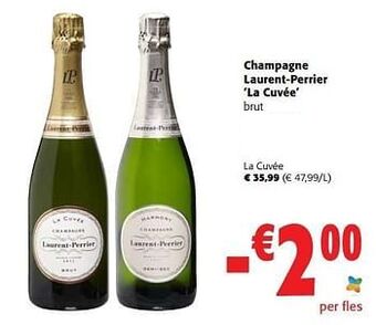 Champagne laurent-perrier la cuvée brut