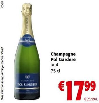 Colruyt Champagne pol gardere brut aanbieding