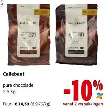 Callebaut pure chocolade