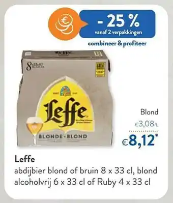 OKay Leffe abdijbier blond aanbieding