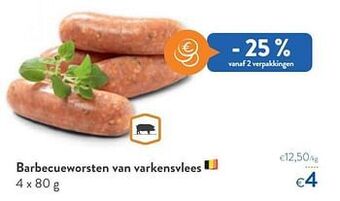OKay Barbecueworsten van varkensvlees aanbieding