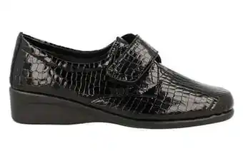Berca Shoes Hush Puppies Velcroschoen Dames Milen Black - Zwart aanbieding