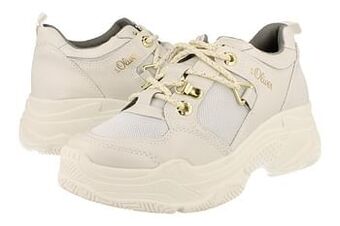 Berca Shoes S. Oliver Sneaker Laag Dames Chunky - Wit aanbieding