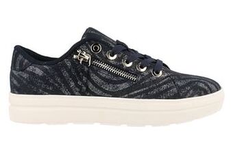Berca Shoes Sprox Sneaker Laag Dames Trend Dierenprint - Blauw aanbieding