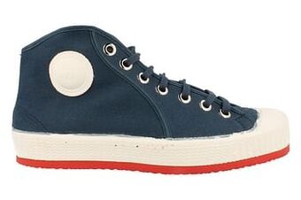 Berca Shoes 0051-Original Veiligheidsschoen Hoog Anton Blauwe -Barvy Dakwerker - Blauw aanbieding