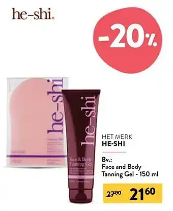 Face and body tanning gel