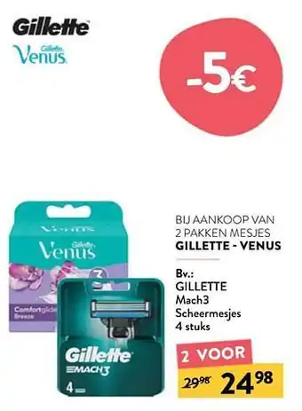 Gillette mach3 scheermesjes