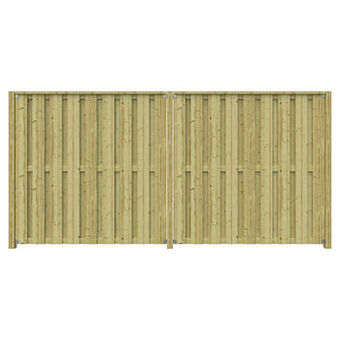 Schutting startpakket Tuinscherm Royal ± 3,8 meter lang