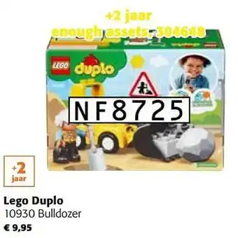 Colruyt Lego duplo 10930 bulldozer aanbieding