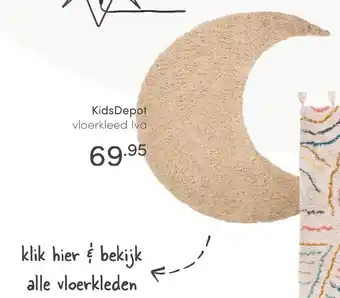 Baby & Tiener Kids Depot vloerkleed Iva aanbieding