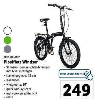 Lidl Plooifiets windsor aanbieding