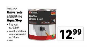 Lidl Parkside Universele Afdichting Aqua Stop aanbieding
