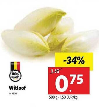 Lidl Witloof aanbieding