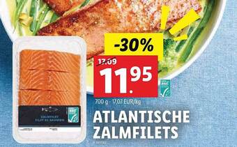 Lidl Atlantische Zalmfilets aanbieding