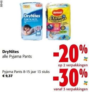 Colruyt Drynites pyjama pants aanbieding