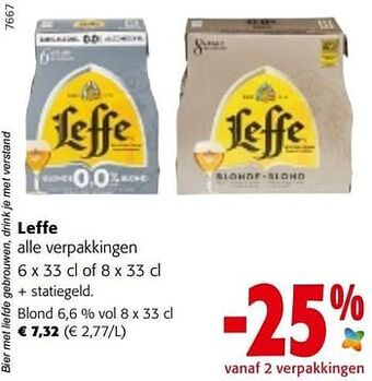 Colruyt Leffe blond aanbieding