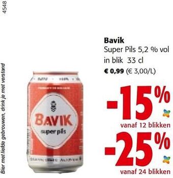 Colruyt Bavik super pils aanbieding