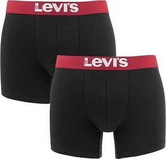 Berca Shoes Levi’s Kousen Brief Comfort Stretch Zwart 2 Pack - Zwart aanbieding