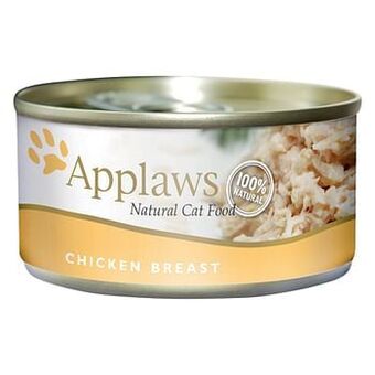 Zooplus 6x156g in Bouillon Kippenborst & Kaas Applaws Kattenvoer aanbieding