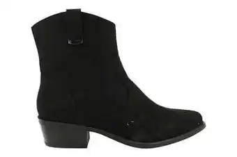 Berca Shoes Sprox Enkellaars Dames Vegan Trend Western - Zwart aanbieding