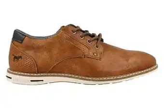 Berca Shoes Mustang Veterschoen Heren - Cognac aanbieding