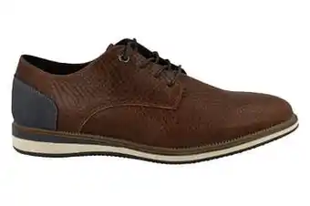 Berca Shoes Sprox Veterschoen Heren Vegan - Cognac aanbieding
