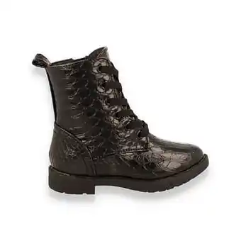 Berca Shoes Mode-Mania Bottine Meisjes Maat 23/30 Trend Dierenprint - Zwart aanbieding